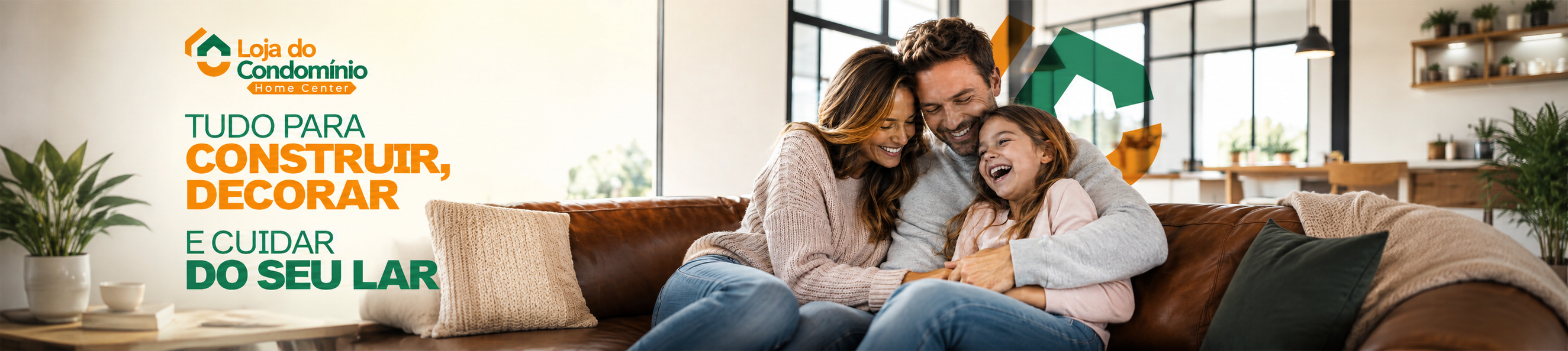 Tudo para construir, decorar e cuidar do seu lar